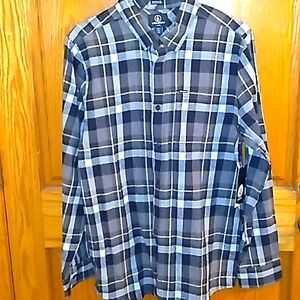 Volcom gray/black plaid